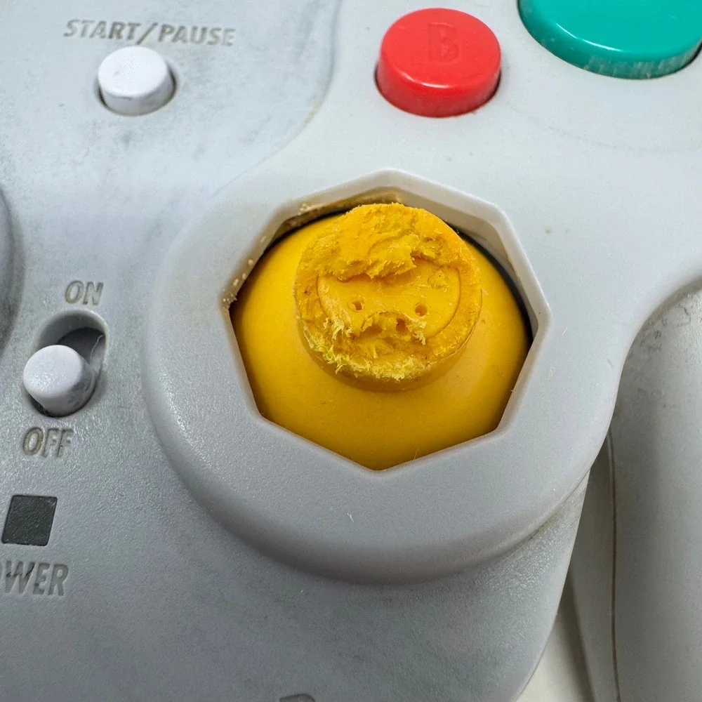 Nintendo GameCube WaveBird Wireless‎ Controller Gray DOL-004 No Receiver Tested